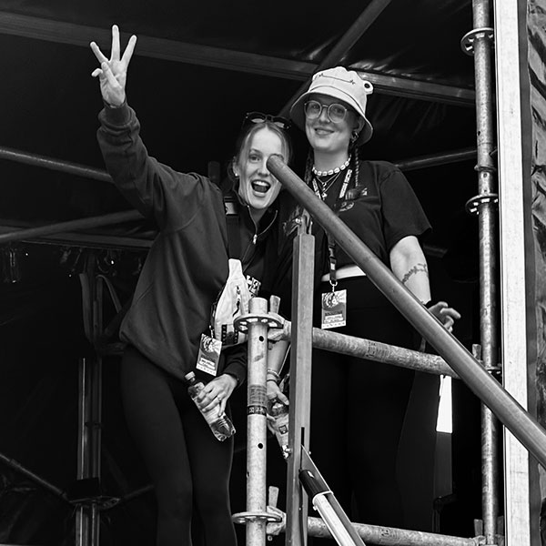 Hanna und Anni beim Herzberg-Festival